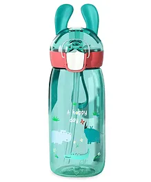 FunBlast Anti-Leak Animal Print Water Bottle with Sipper - 550 ML