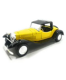 FunBlast Diecast Pull Back Power Friction Vintage Model Toy Car - Yellow