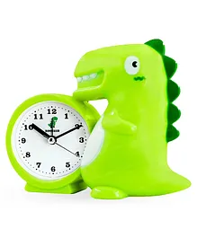 FunBlast Twin Bell Dino Alarm Clock - (Green)