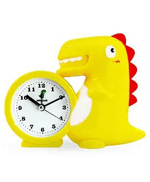 FunBlast Twin Bell Dino Alarm Clock - Yellow