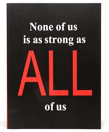 ARCHIES Hard Bound Ruled Notebook Diary Black - 192 Pages