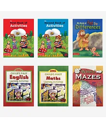 Kindergarten Activity Book Combo Set  of 6 - English 