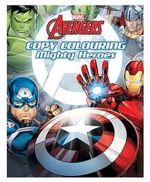 Marvel Avengers Copy Colouring Mighty Heroes Colouring Book - 24 Pages 