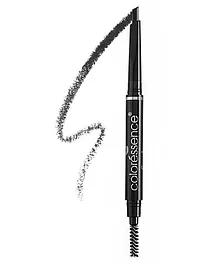 Coloressence 2 In 1 Dual Function Brow Filling Pencil With Spoolie Shaping Brush Eyebrow Styler Grey - 0.25 gm