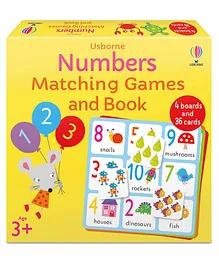 Usborne Numbers Matching Games & Book - Multicolor