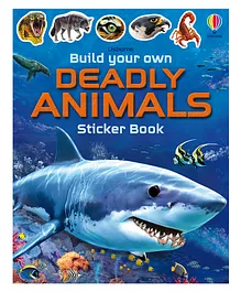 Usborne Build Your Own Deadly Animals Sticker Book - English 