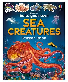 Usborne Build Your Own Sea Creatures Sticker Book - English 