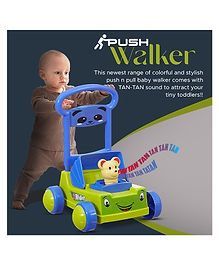 Dash First Step Baby Sit-to-Stand Activity Walker - Blue Green