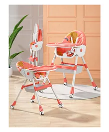 StarandDaisy Portable 2-In-1 Tabletalk High Chair - Red