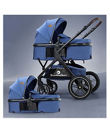 StarAndDaisy Three in One EasyGo Load Bearing Luxury Pram?JBB X1 - Black Blue