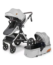 StarAndDaisy EasyGo Luxury Baby Stroller JBB X1 - Grey