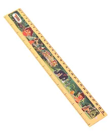 Hanuman Printed Scale Yellow - Length 30 cm