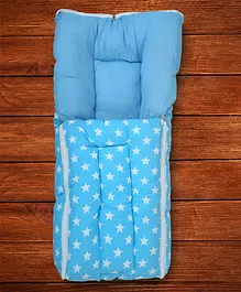 Grandma's  Premium Sleeping Bag Star Print - Blue