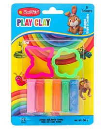 Rabbit Play Clay with Moulds Multicolor - 50 g