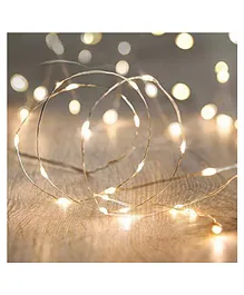 Bubble Trouble Battery Powered Waterproof Copper Wire String Fairy Lights Yellow - Pack of 1