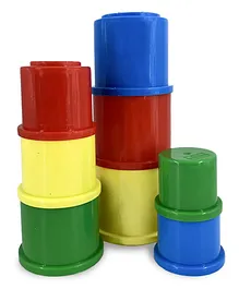 Baby Story Stacking Cups Set Multicolour - 8 Pieces