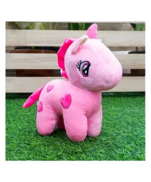Baby Story Plush Stuffed Unicorn Toy Pink - Height 25 cm