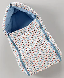 BUMZEE Vehicles Print Sleeping Bag - Blue