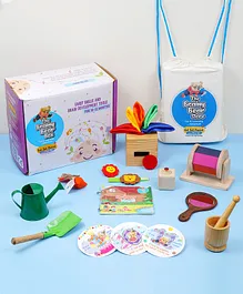 The Brainy Bear Store Early Skills Activity Box - Multicolour