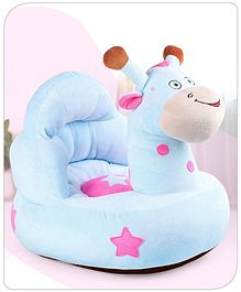 Babyhug Giraffe Shaped Soft Seat - Blue