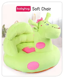 Babyhug Giraffe Shaped Soft Seat - Green