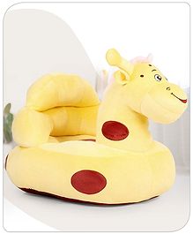 Babyhug Giraffe Shaped Soft Seat - Yellow