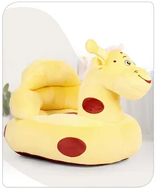 Babyhug Giraffe Shaped Soft Seat - Yellow