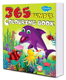 365 Bumper Colouring Book - English