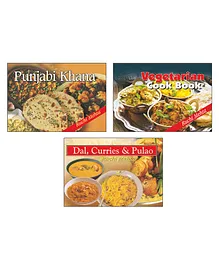  Ruchi Mehta Punjabi Dal Curries & Palao Cookery Books Set of 3 - English 
