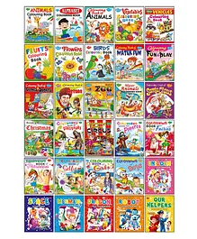 My First Copy to Colour All in One Books Set of 30 - English