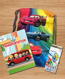 Transportation Colouring Book Gift Set With Bag - English