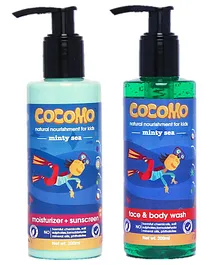 Cocomo Minty Sea Body Wash & Moisturizer 400 ml