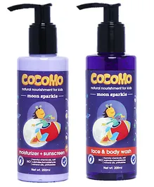 Cocomo Moon Sparkle Body Wash & Moisturizer Pack Of 2 - 200 ml Each