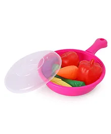 Itoys Frypan Vegetable Playset Pack Of 8 - Multicolor