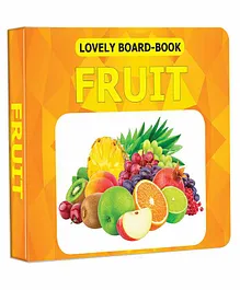 Dreamland Fruit Board Book for Children  , Easy to hold Early Learning Picture Book to Learn Fruit- Lovely Board Book Series