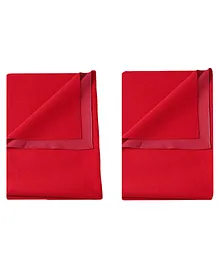 Enfance Nursery Fast Dry Baby Mat Red Pack of 2 - Small