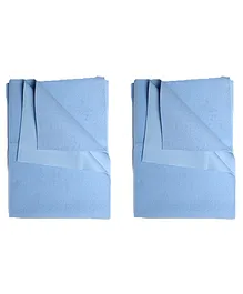 Enfance Nursery Fast Dry Baby Mat Light Blue Pack of 2 - Small