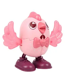 Dhawani Dancing Chicken Musical Toy - Pink (Color May Vary)