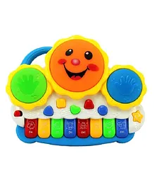 DHAWANI Drum Piano Musical Toy - Multicolor