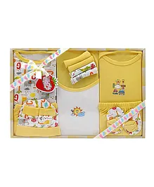 EIO Baby Gift Set For New Born Pack Of 13 - Yellow