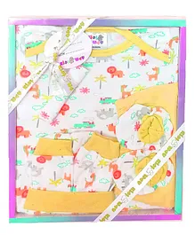 EIO Baby Gift Set For New Born Pack Of 6 - Yellow