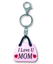 Vast I Love U Mom Keychain - Pink