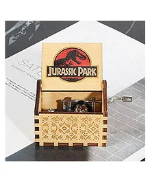 Eitheo Jurassic Park Theme Wooden Handcrafted Music Box - Multicolour