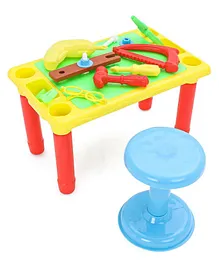Mamma Mia Little Engineers Table Set of 22 Pieces- Multicolor