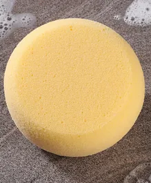 Round Shaped Bath Sponge - Yellow