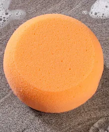 Round Shaped Bath Sponge - Orange