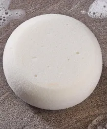 Round Shaped Bath Sponge - White