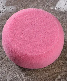 Round Shaped Bath Sponge - Light Pink