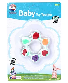 Ratnas Ring Shaped Water Filled Teether- Multicolor