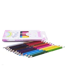 Emob 12 in 1 Double Ended Colour Pencils Multicolour - 12 Pencils